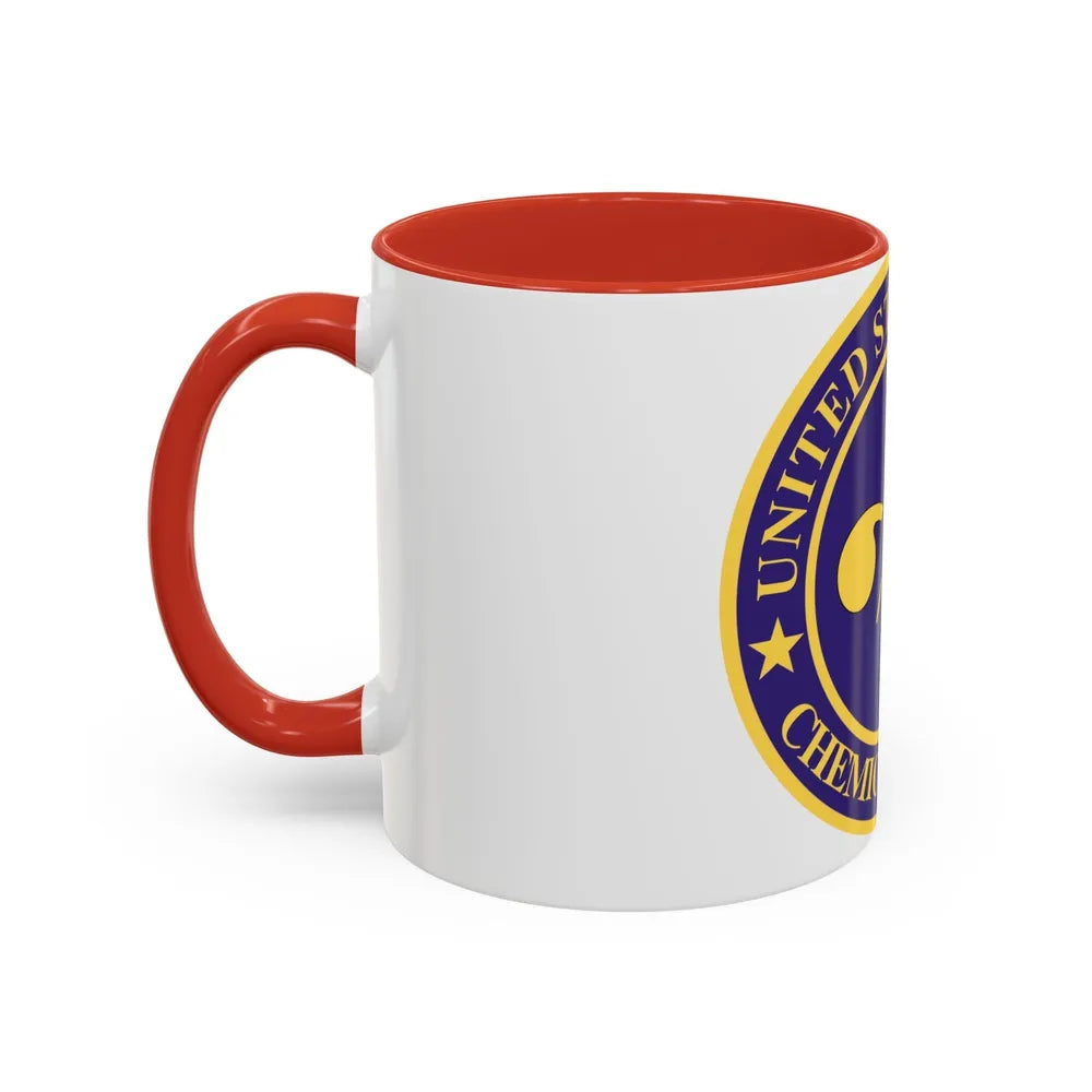 Chemical Corps (U.S. Army) Accent Coffee Mug-Go Mug Yourself