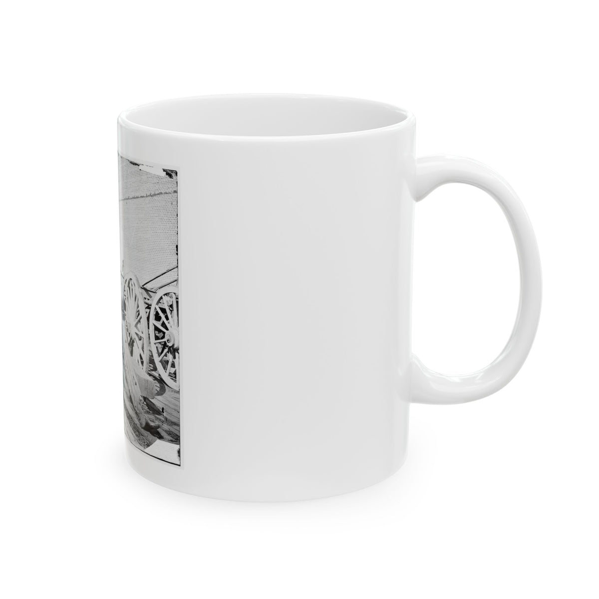Unknown Location. Parrott Gun (U.S. Civil War) White Coffee Mug