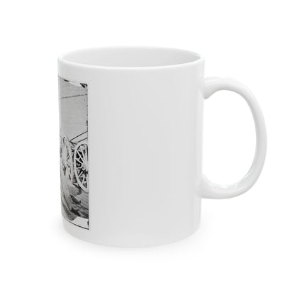 Unknown Location. Parrott Gun (U.S. Civil War) White Coffee Mug