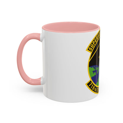 718th Test Squadron (U.S. Air Force) Accent Coffee Mug