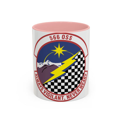 566th Operations Support Squadron (U.S. Air Force) Accent Coffee Mug