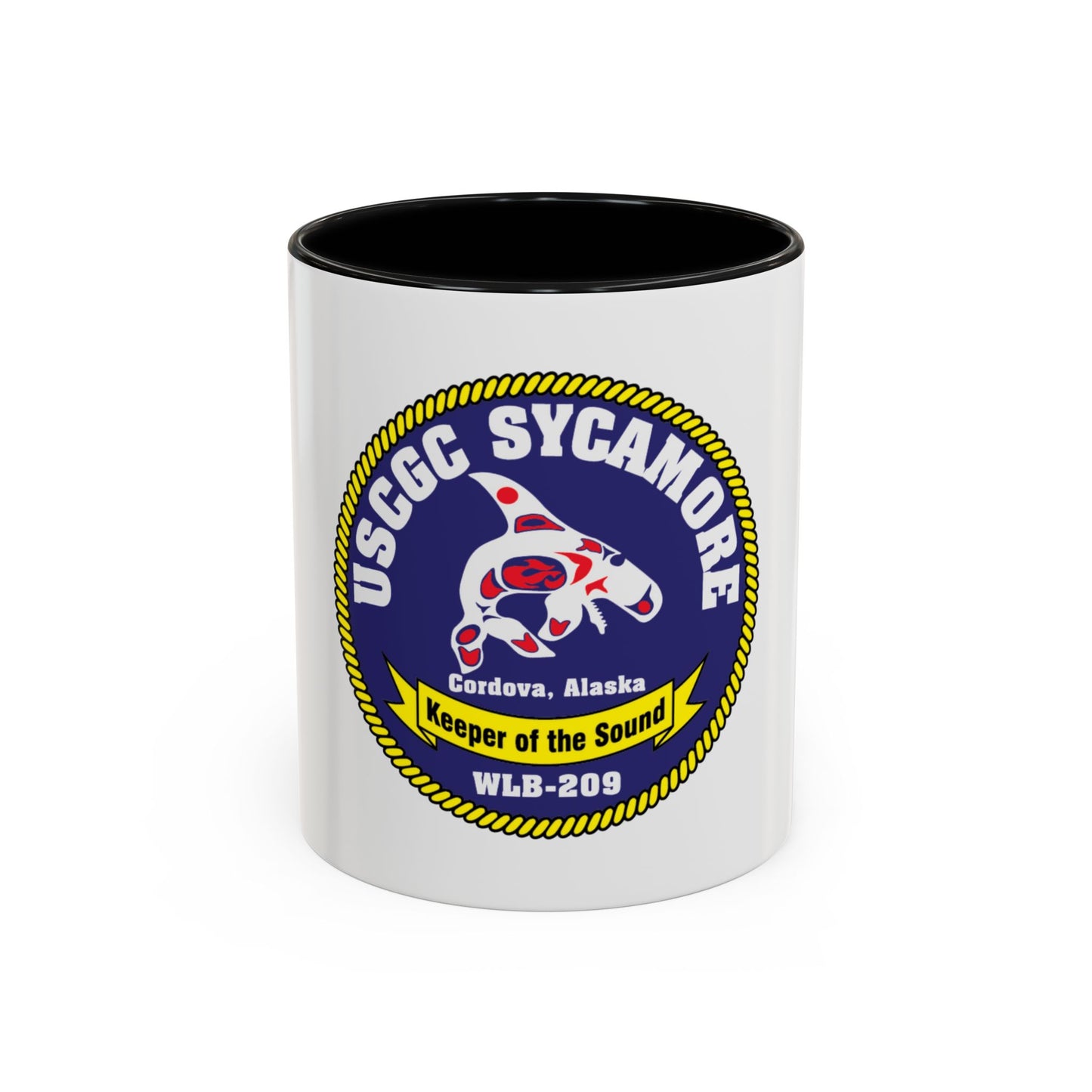 USCGC Sycamore WLB 209 (U.S. Coast Guard) Accent Coffee Mug