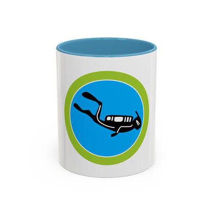 Scuba Diving (Boy Scout Merit Badge) Accent Coffee Mug