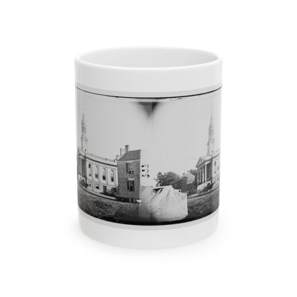 Warrenton, Va. Courthouse (U.S. Civil War) White Coffee Mug