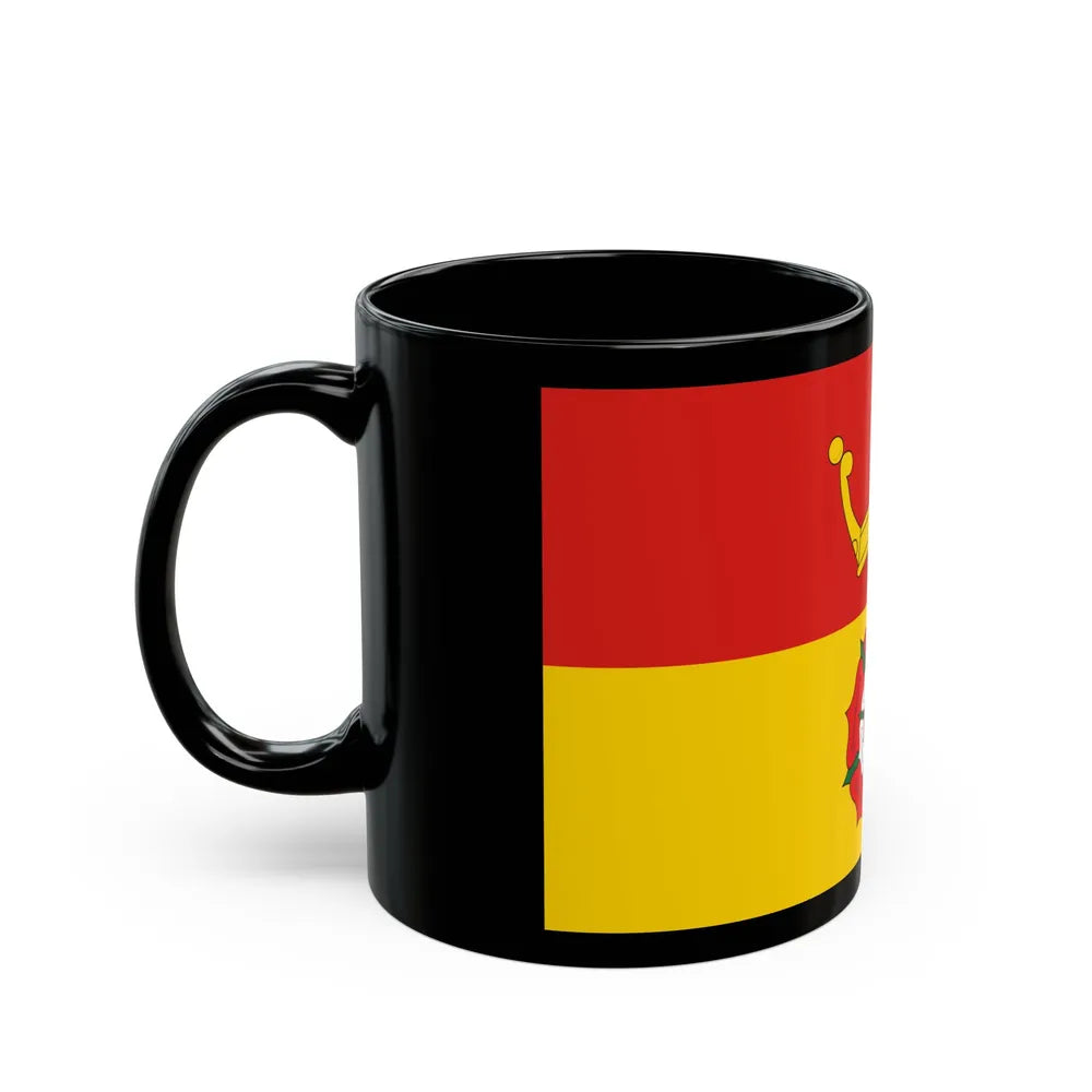 Flag of Hampshire UK - Black Coffee Mug-Go Mug Yourself