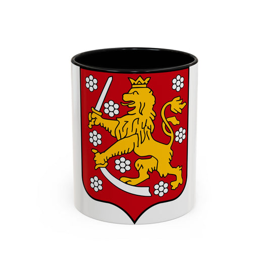 Coats of arms of the Grand Duchy of Finland - Accent Coffee Mug