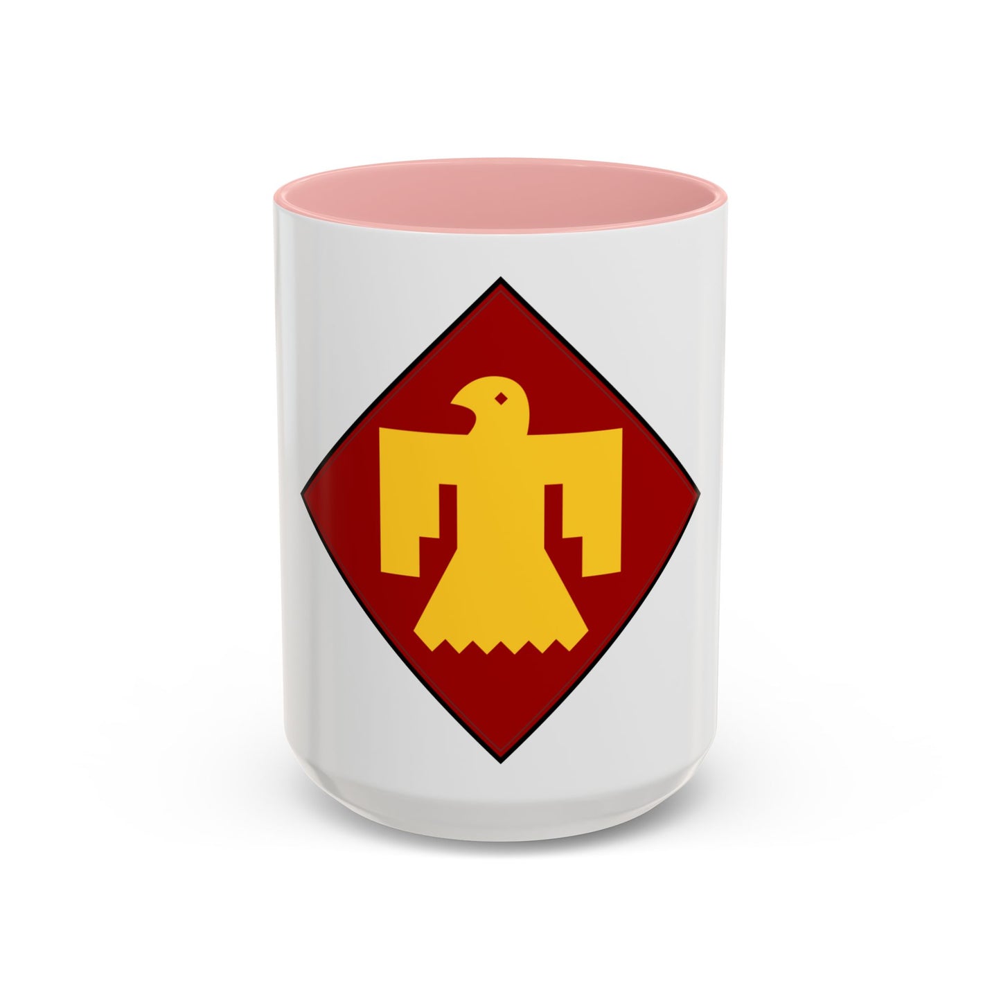 45th Infantry insignia thunderbird (U.S. Army) Accent Coffee Mug