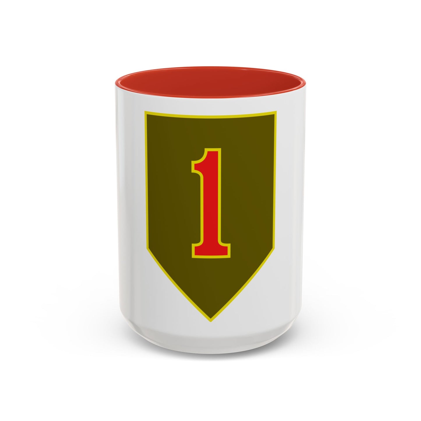 1st Infantry Division (U.S. Army) Accent Coffee Mug