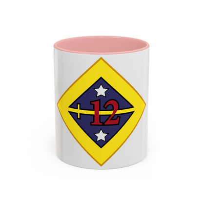 12th US division Insignia (U.S. Army) Accent Coffee Mug