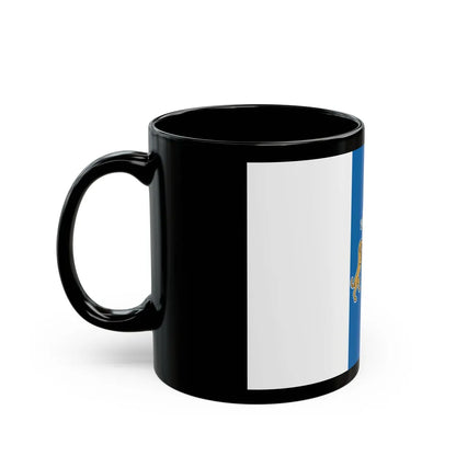 Flag of the Canary Islands Spain - Black Coffee Mug-Go Mug Yourself