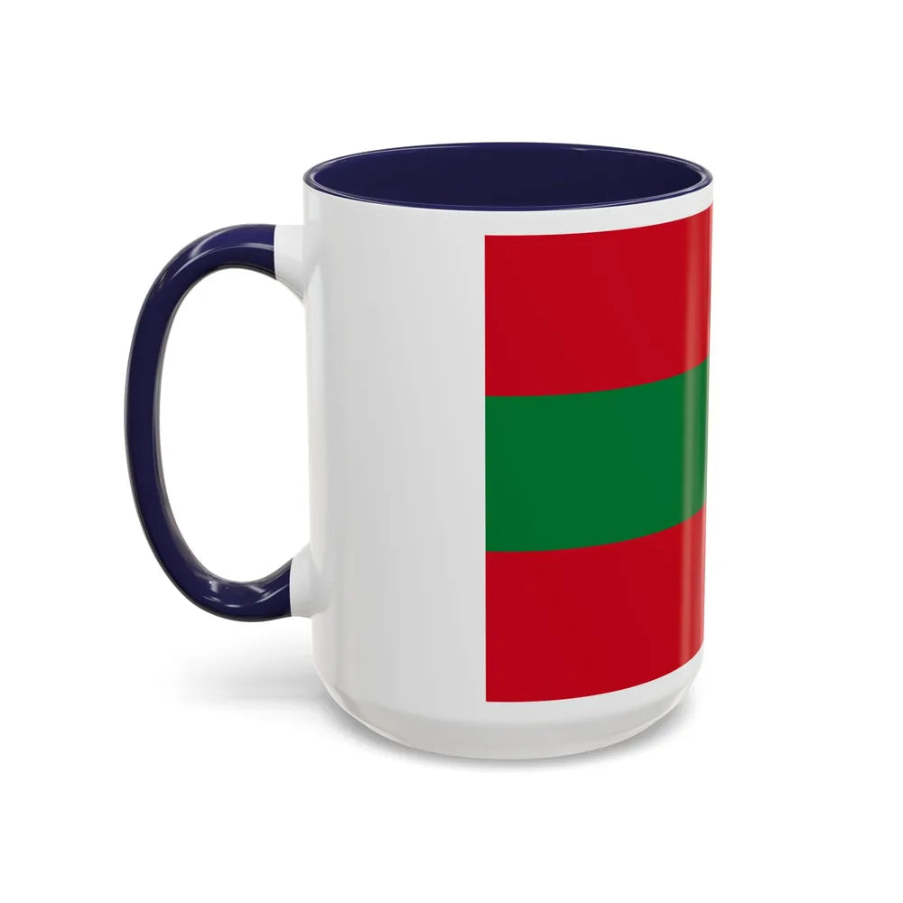 Flag of Ambato Ecuador - Accent Coffee Mug-Go Mug Yourself