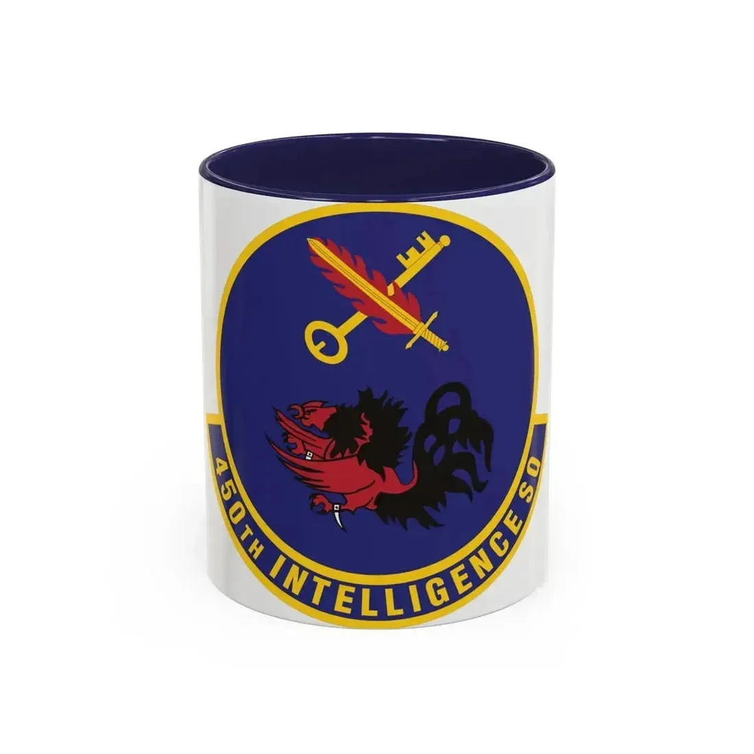 450th Intelligence Squadron (U.S. Air Force) Accent Coffee Mug 11oz Navy - Go Mug Yourself