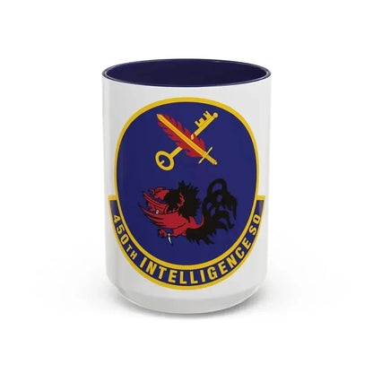 450th Intelligence Squadron (U.S. Air Force) Accent Coffee Mug 15oz Navy - Go Mug Yourself