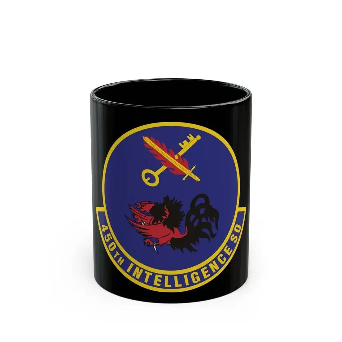 450th Intelligence Squadron (U.S. Air Force) Black Coffee Mug 11oz - Go Mug Yourself