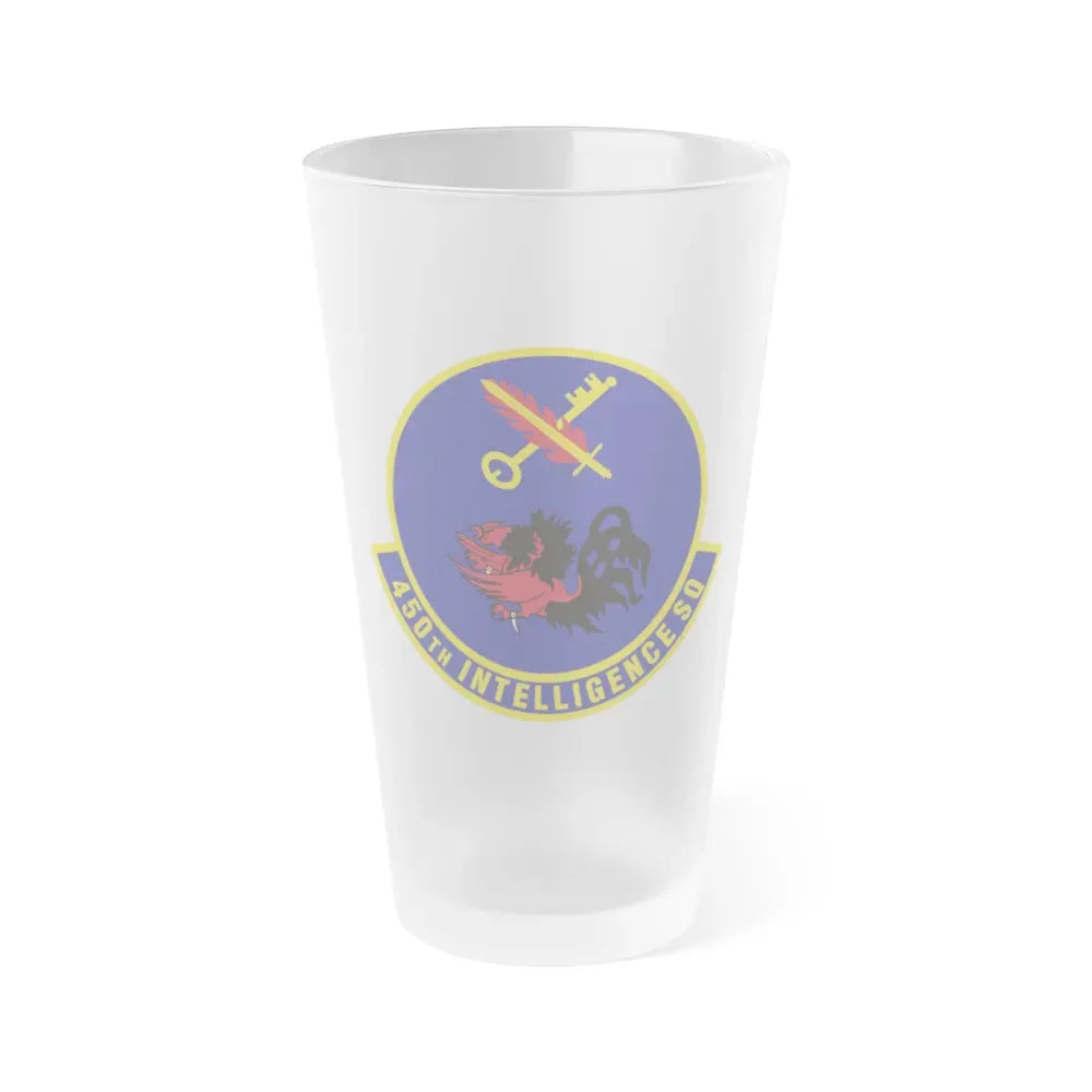 450th Intelligence Squadron (U.S. Air Force) Frosted Pint Glass 16oz Default Title - Go Mug Yourself