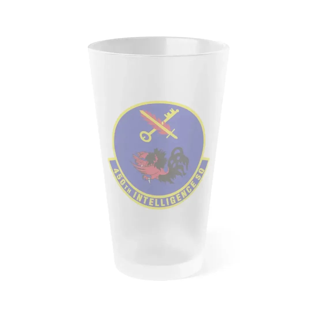 450th Intelligence Squadron (U.S. Air Force) Frosted Pint Glass 16oz Default Title - Go Mug Yourself