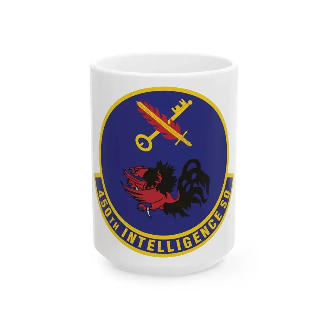 450th Intelligence Squadron (U.S. Air Force) White Coffee Mug 15oz - Go Mug Yourself