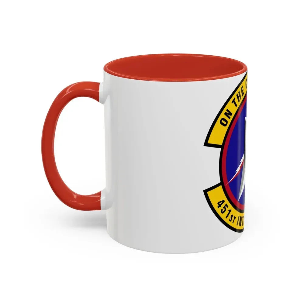 451 Intelligence Squadron ACC (U.S. Air Force) Accent Coffee Mug - Go Mug Yourself