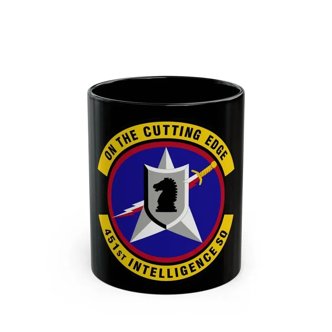 451 Intelligence Squadron ACC (U.S. Air Force) Black Coffee Mug 11oz - Go Mug Yourself