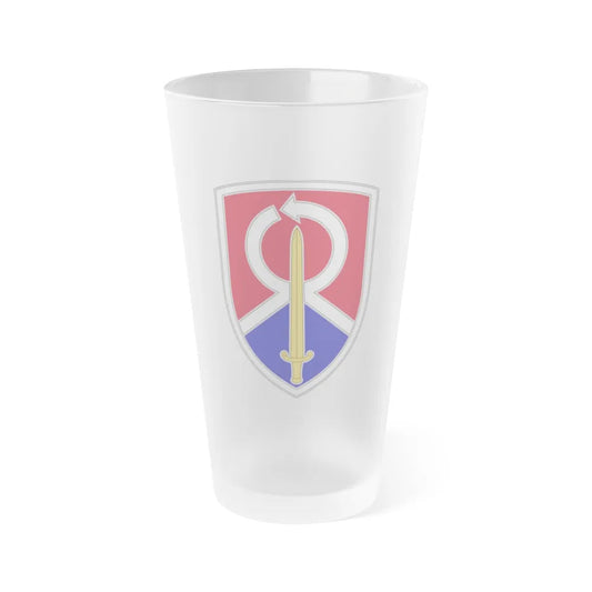 451 Sustainment Command 2 (U.S. Army) Frosted Pint Glass 16oz-Go Mug Yourself