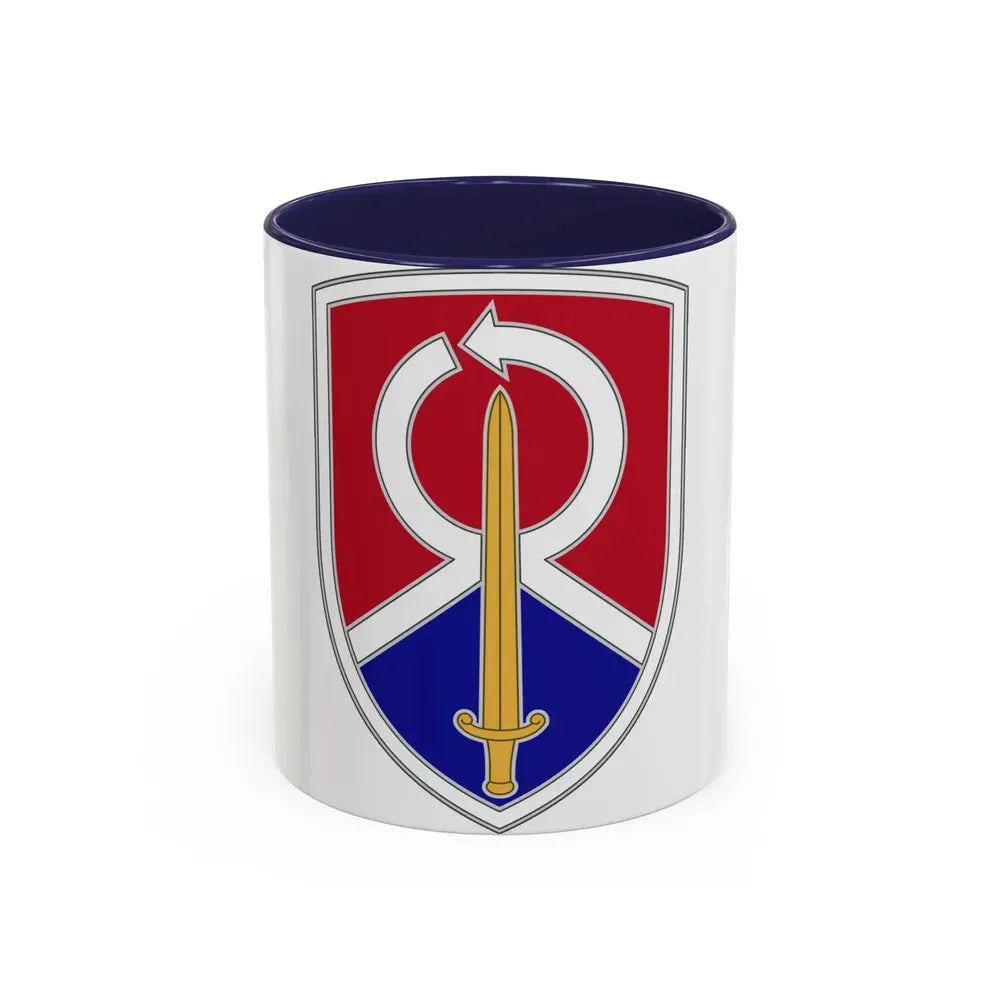 451 Sustainment Command 2 (U.S. Army) Accent Coffee Mug 11oz Navy - Go Mug Yourself