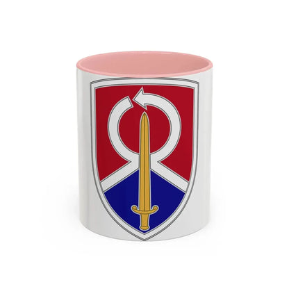 451 Sustainment Command 2 (U.S. Army) Accent Coffee Mug 11oz Pink - Go Mug Yourself