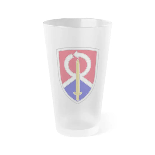 451 Sustainment Command 2 (U.S. Army) Frosted Pint Glass 16oz Default Title - Go Mug Yourself