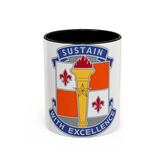 451 Sustainment Command 3 (U.S. Army) Accent Coffee Mug 11oz Black - Go Mug Yourself