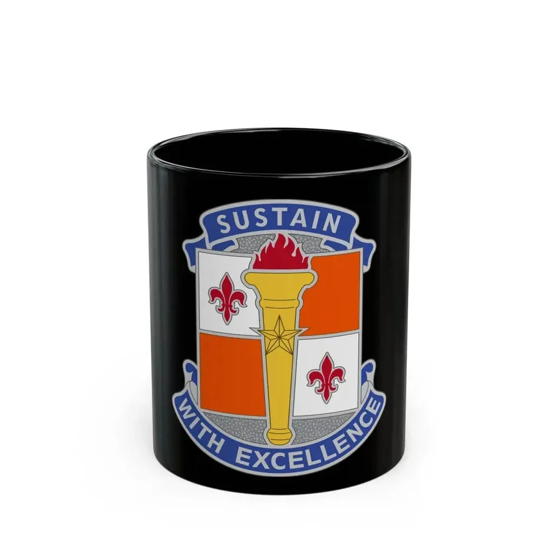 451 Sustainment Command 3 (U.S. Army) Black Coffee Mug 11oz - Go Mug Yourself