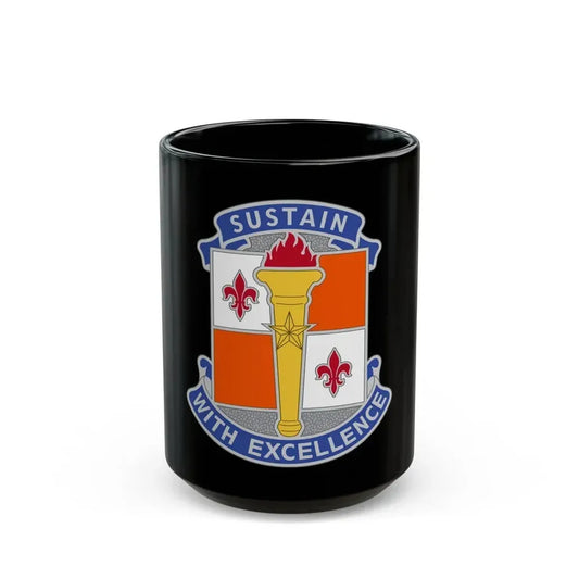 451 Sustainment Command 3 (U.S. Army) Black Coffee Mug 15oz - Go Mug Yourself