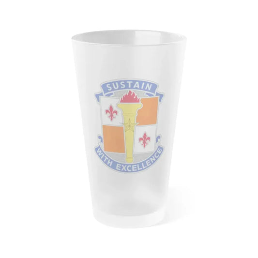 451 Sustainment Command 3 (U.S. Army) Frosted Pint Glass 16oz Default Title - Go Mug Yourself