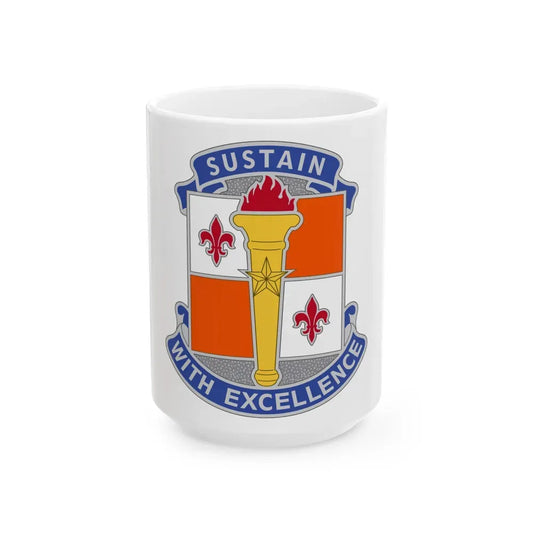 451 Sustainment Command 3 (U.S. Army) White Coffee Mug 15oz - Go Mug Yourself