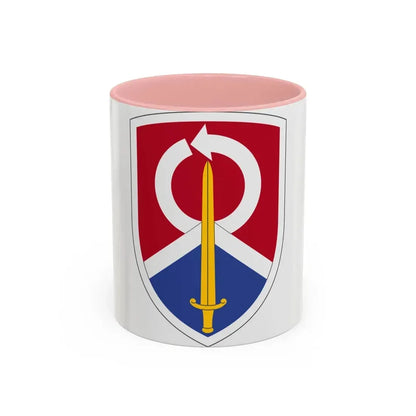 451 Sustainment Command (U.S. Army) Accent Coffee Mug 11oz Pink - Go Mug Yourself