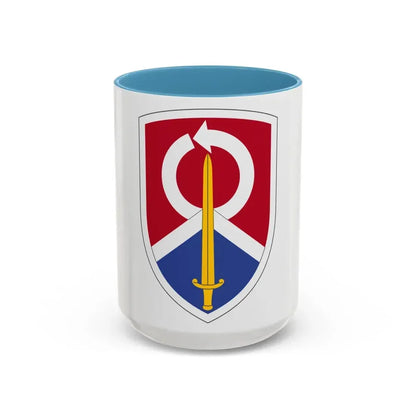 451 Sustainment Command (U.S. Army) Accent Coffee Mug 15oz Light Blue - Go Mug Yourself