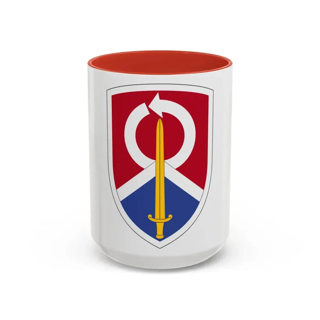451 Sustainment Command (U.S. Army) Accent Coffee Mug 15oz Red - Go Mug Yourself