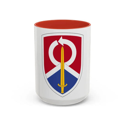 451 Sustainment Command (U.S. Army) Accent Coffee Mug 15oz Red - Go Mug Yourself
