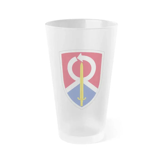 451 Sustainment Command (U.S. Army) Frosted Pint Glass 16oz Default Title - Go Mug Yourself
