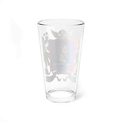 Coat of Arms of Viciebsk Belarus (Belarus) (Coat of Arms) Pint Glass 16oz