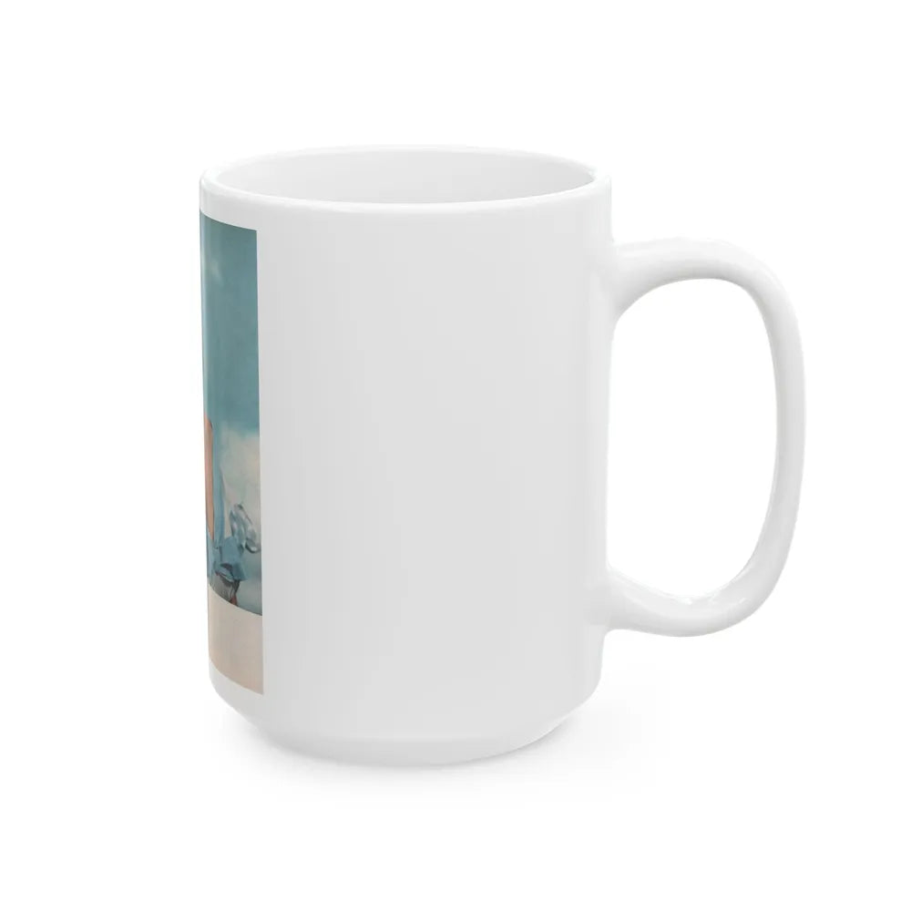 Terry Moore #541 - Magazine Page Photo (Vintage Female Icon) White Coffee Mug-Go Mug Yourself