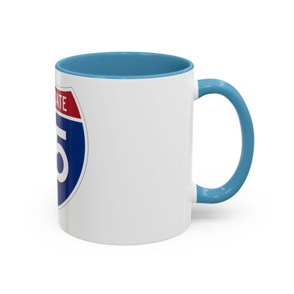 Interstate 35 (U.S. Highways) Accent Coffee Mug