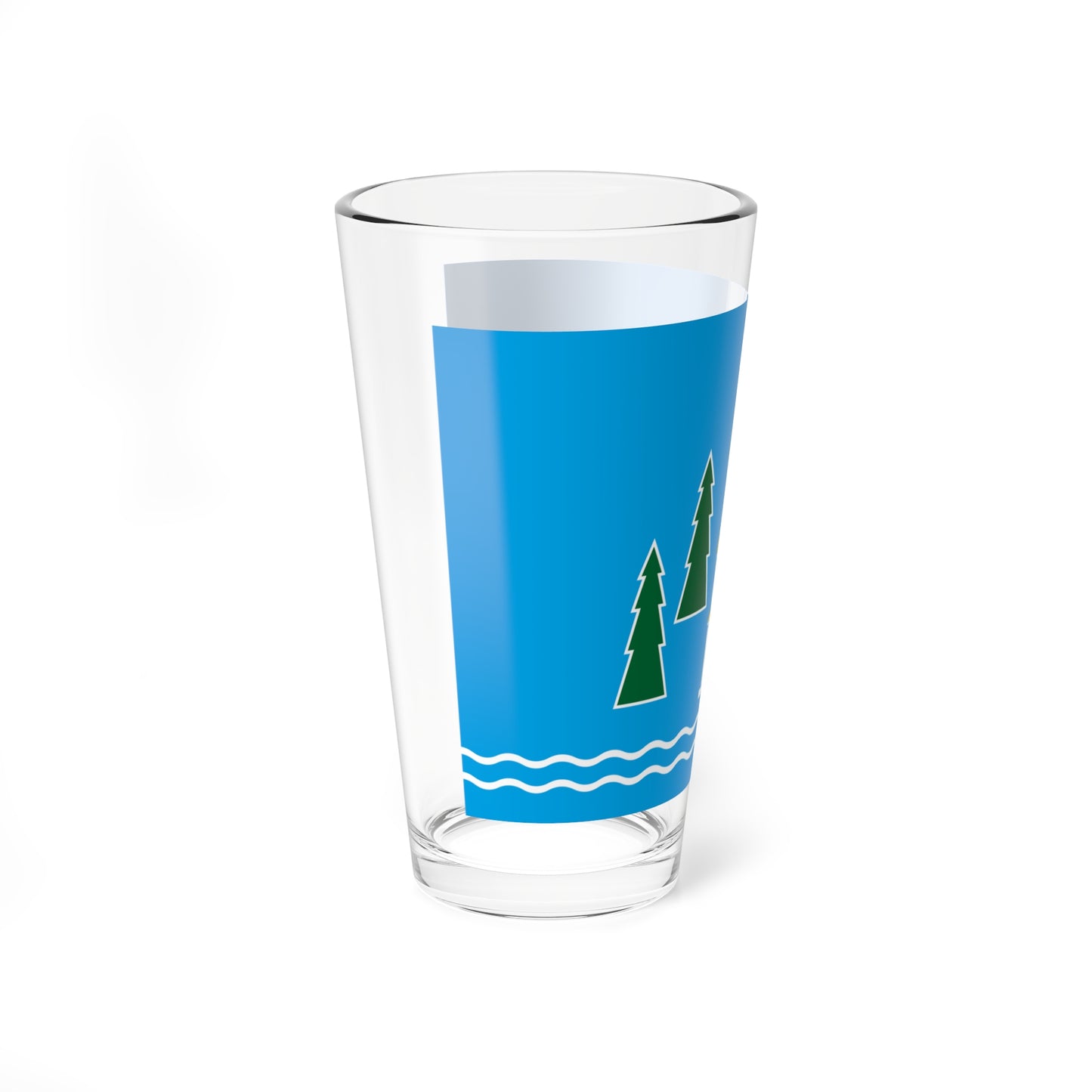 Flag of Ramensky rayon (Russia) Pint Glass 16oz