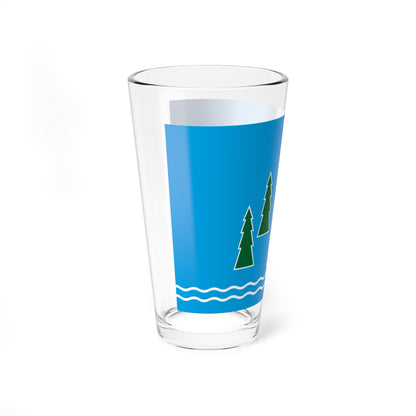 Flag of Ramensky rayon (Russia) Pint Glass 16oz