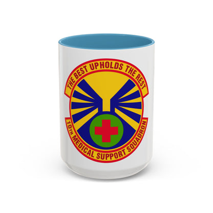 10th Medical Support Squadron (U.S. Air Force) Accent Coffee Mug