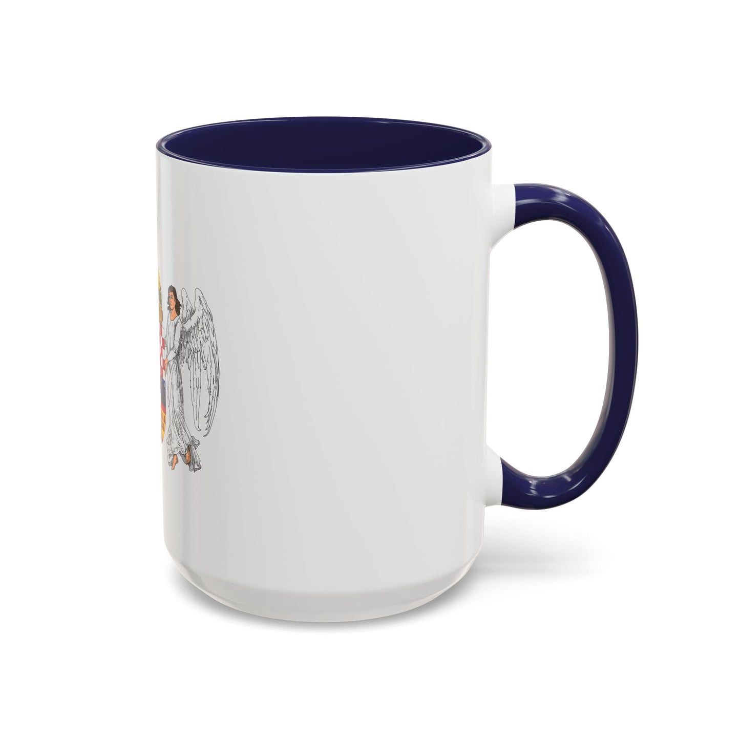 Coat of arms of the Lands of the Holy Hungarian Crown (1896-1915) - Accent Coffee Mug