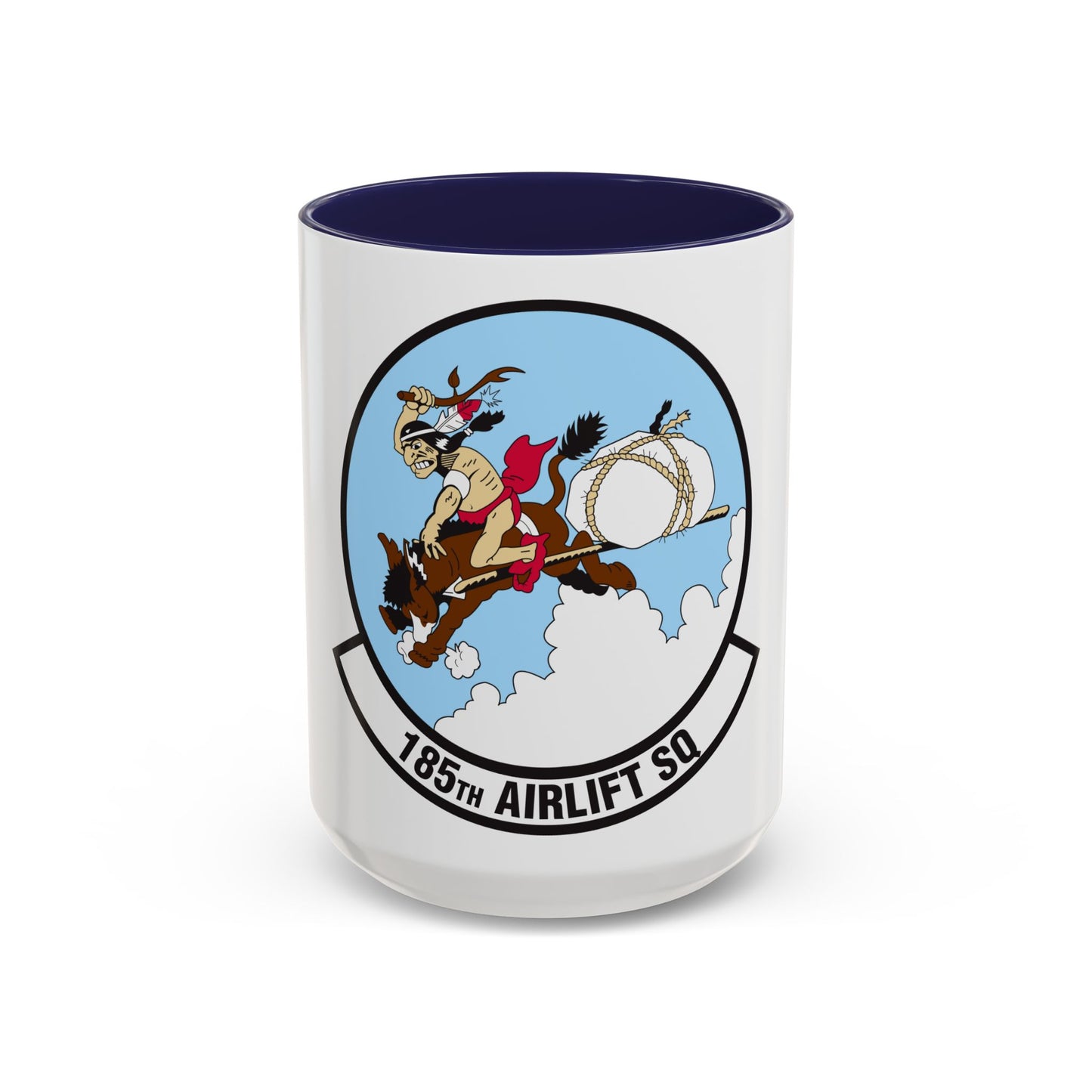 185 Airlift Squadron (U.S. Air Force) Accent Coffee Mug