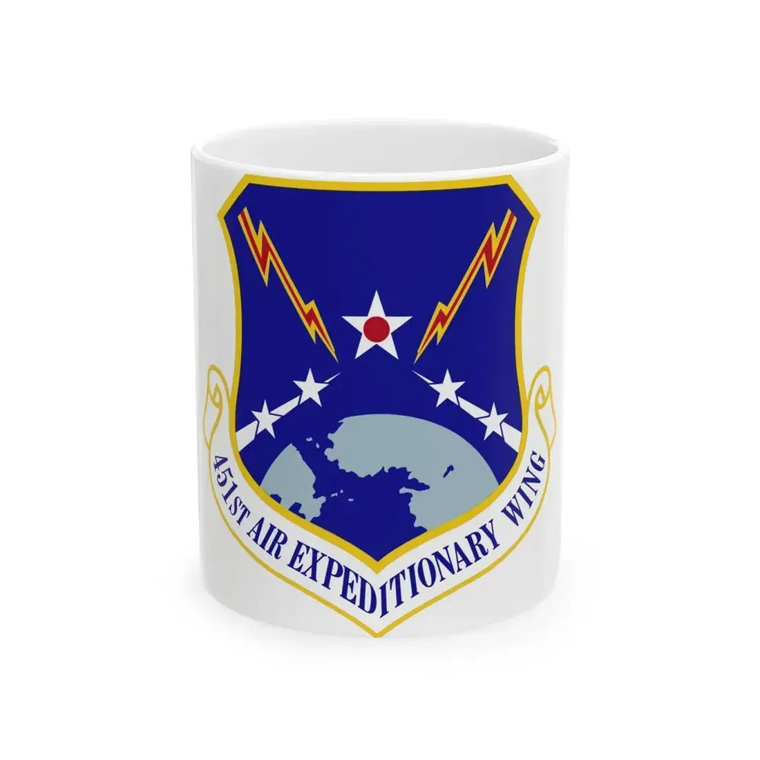 451st Air Expeditionary Wing (U.S. Air Force) White Coffee Mug 11oz - Go Mug Yourself