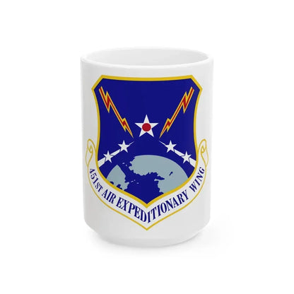 451st Air Expeditionary Wing (U.S. Air Force) White Coffee Mug 15oz - Go Mug Yourself