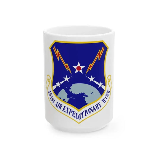 451st Air Expeditionary Wing (U.S. Air Force) White Coffee Mug 15oz - Go Mug Yourself