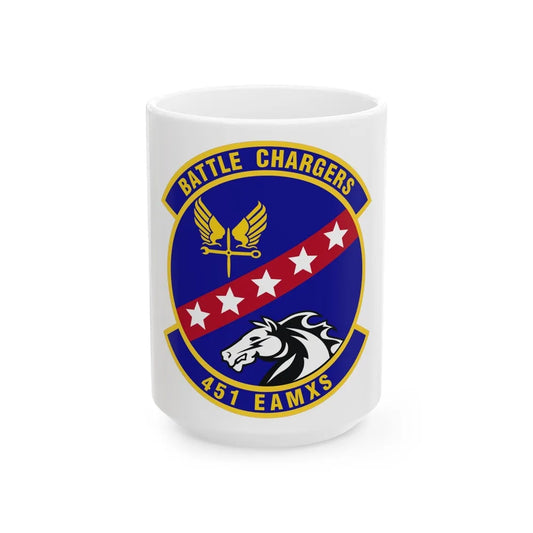 451st Expeditionary Aircraft Maintenance Squadron (U.S. Air Force) White Coffee Mug-15oz-Go Mug Yourself