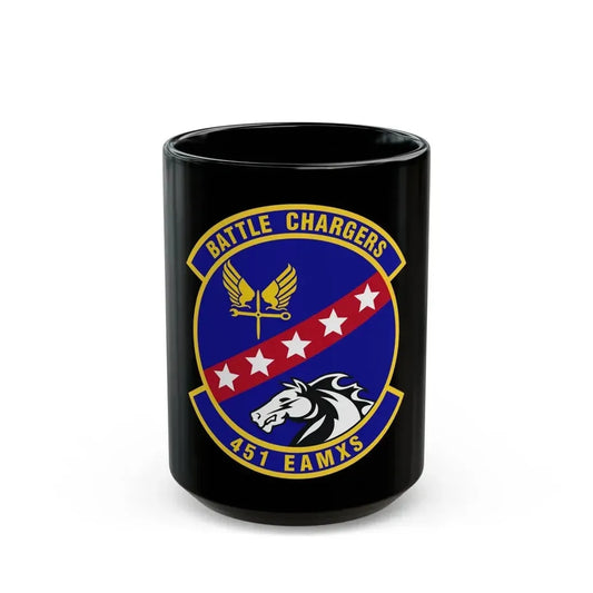 451st Expeditionary Aircraft Maintenance Squadron (U.S. Air Force) Black Coffee Mug 15oz - Go Mug Yourself